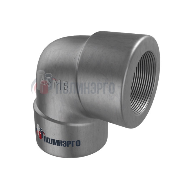 Каталог Отвод резьбовой 90° 3/4" CL2000 NPT-F ASME B16.11