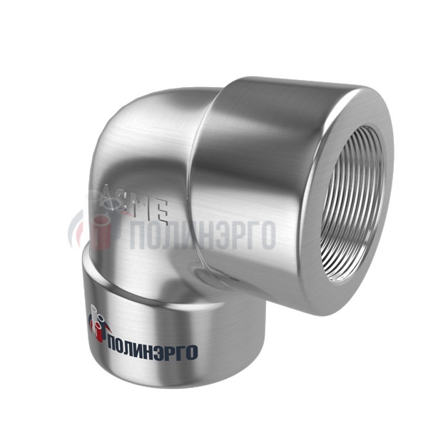 Каталог Отвод резьбовой нержавеющий 90° 1" CL2000 NPT-F ASME B16.11