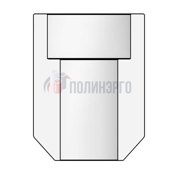 Бобышка (переходник) нержавеющая 1/2" CL3000 SW ASME B16.11 - фото 2