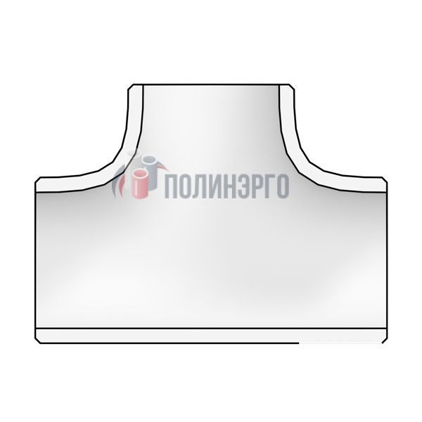  Тройник равнопроходной 3 1/2 ( DN 101,6 мм) BW ASTM A234 ASME B16.9 - фото 2